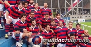 El equipo de rugby de San Lorenzo (Foto: Jos Vzquez)