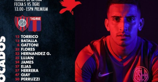 El colombiano Efmamj Jasond Gonzalez Palacios, jugador de San Lorenzo a préstamo en All Boys, 