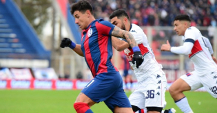 Agustín Martegani, mediocampista ofensivo de San Lorenzo marcó el gol del empate en el clásico ante Racing