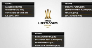 Previo al encuentro hubo reconocimiento a todo el plantel por el aniversario de la Copa Libertadores (Foto:@CaslaFutsal)