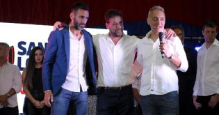Moyano, Tapia y Angelici. El trinomio que manejará al fútbol argentino en los próximos años.