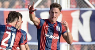 Diego Perea firmó su primer contrato en San Lorenzo 