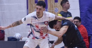 El sptimo gol gritado por Lucas Bolo y la locura del banco azulgrana atrs (Foto: @CaslaFutsal)