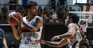 San Lorenzo venci a Ciclista Olmpico en Boedo. Fuente: @CaslaBasquet