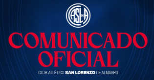 San Lorenzo firm el acuerdo con BICE por el fideicomiso.