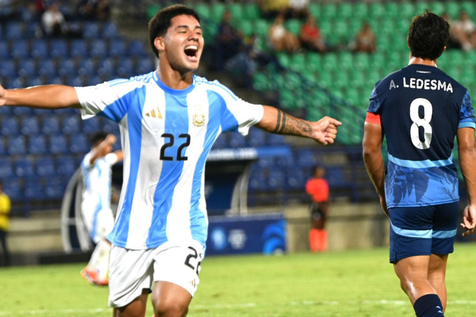 Ojeda, la joya de San Lorenzo que convirtió un golazo en la goleada de la Selección Argentina Sub 17 