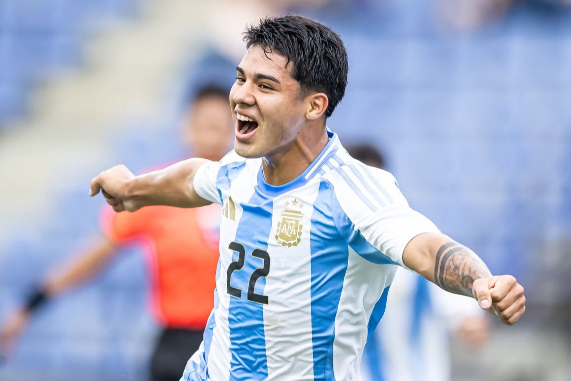 Ojeda abrió el camino en la goleada de la Selección Argentina Sub 17