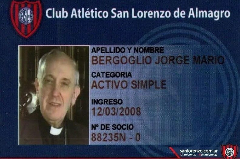 La increíble ¿casualidad? entre el deceso de Francisco y su carnet de socio