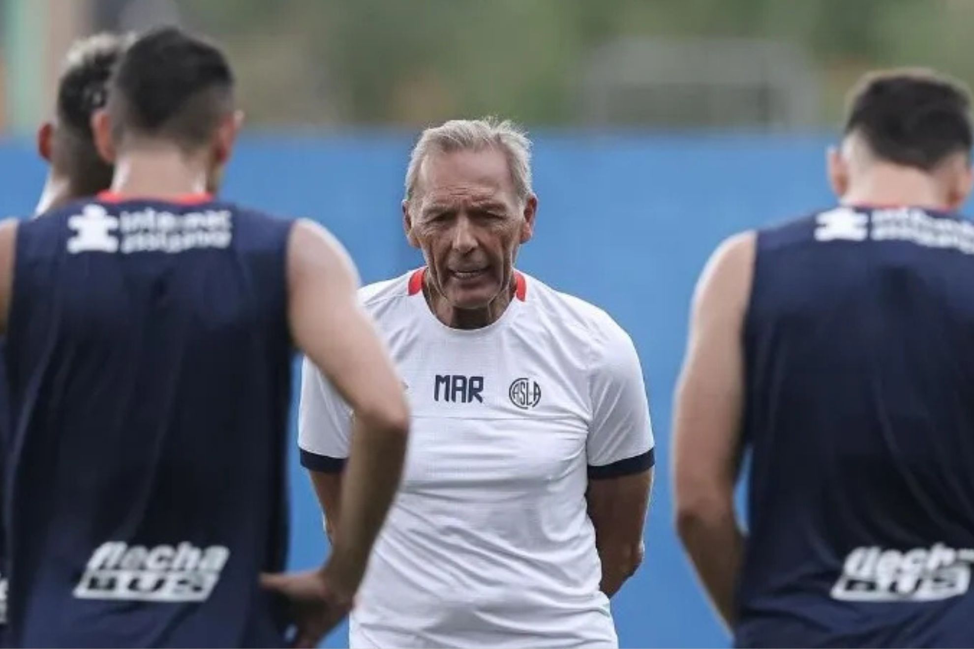 El plantel de San Lorenzo se despidió de Russo