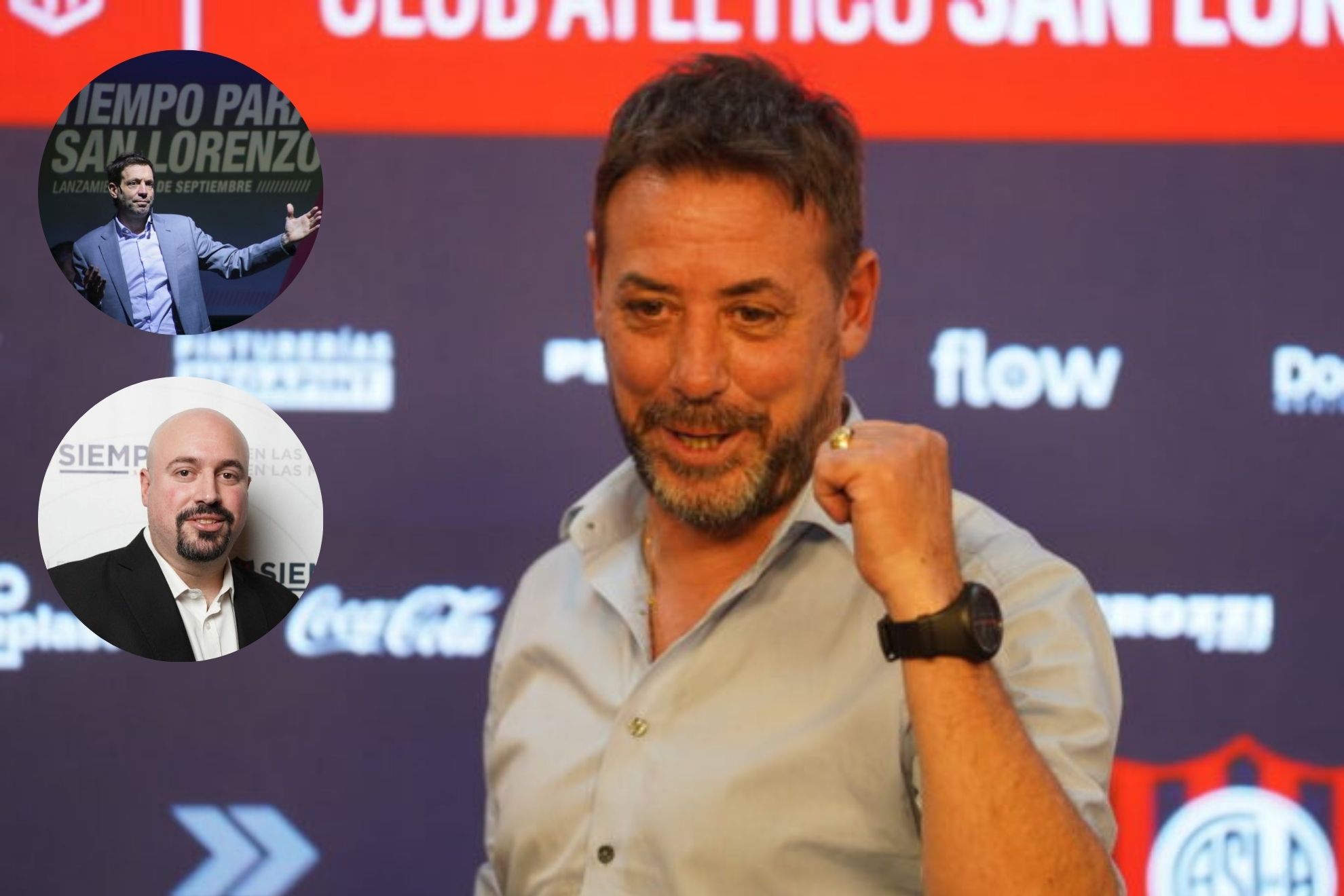 ¿Quiénes son los tres dirigentes con firma en San Lorenzo?