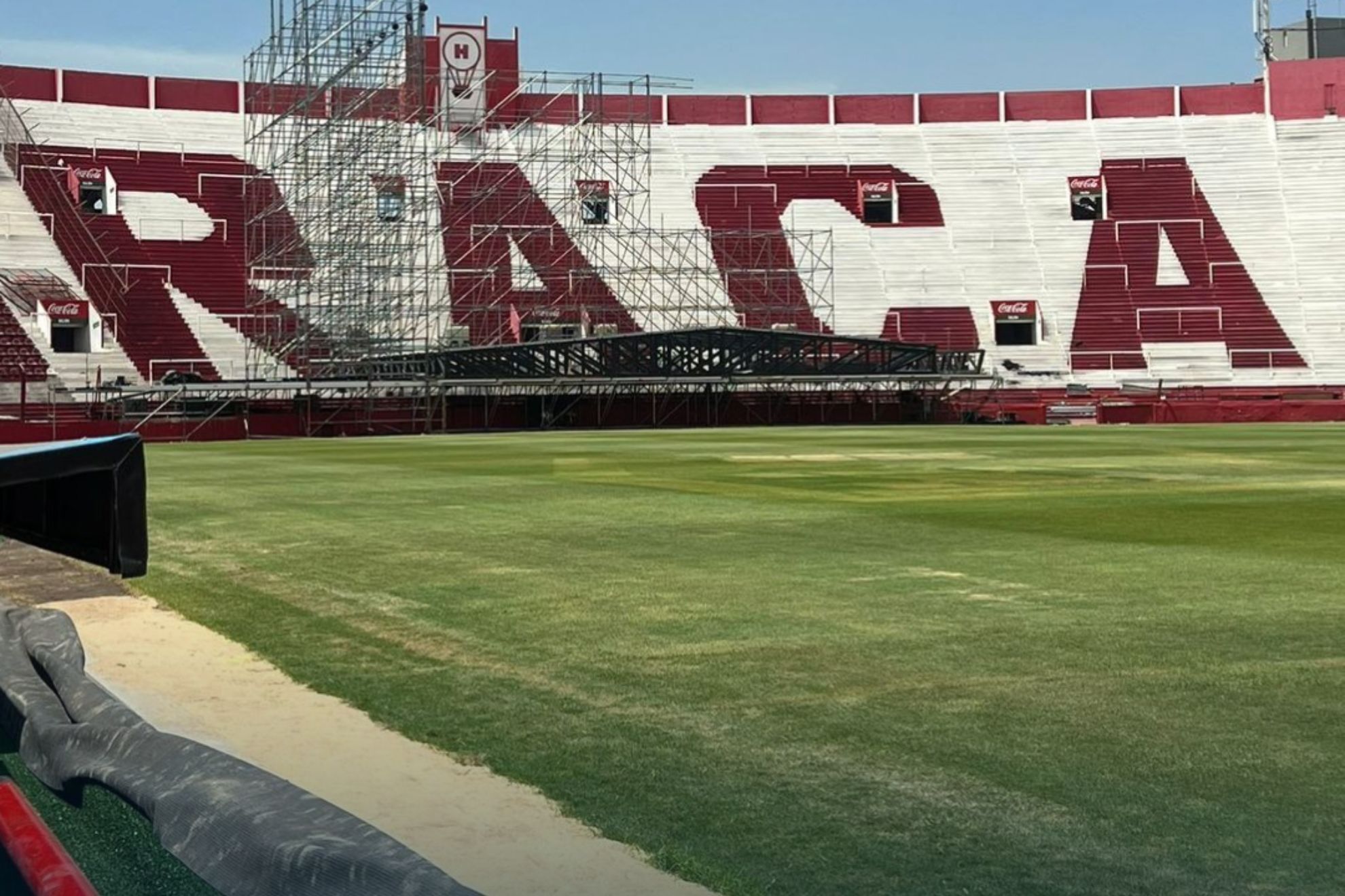 El mal estado de la cancha de Huracán para el clásico