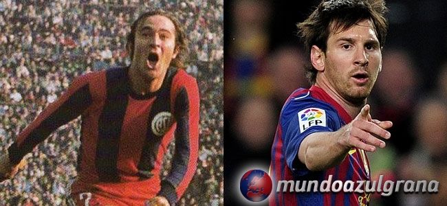 Scotta y Messi, dos goleadores que tienen su nombre escrito en la pgina de los rcords.