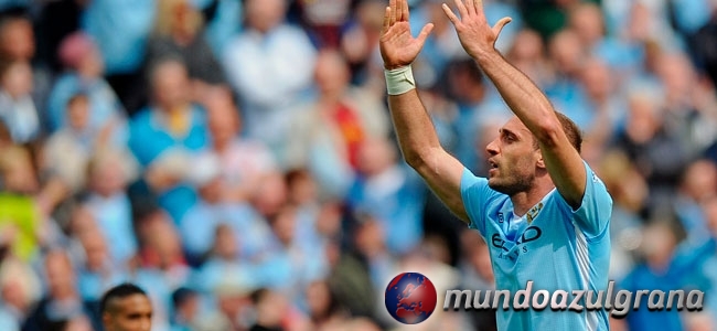 Zabaleta hizo su nico gol en el partido ms importante de la temporada.