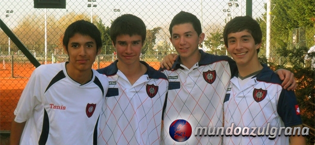 El equipo de Infantiles, debutante en el Torneo Interclubes de Tenis