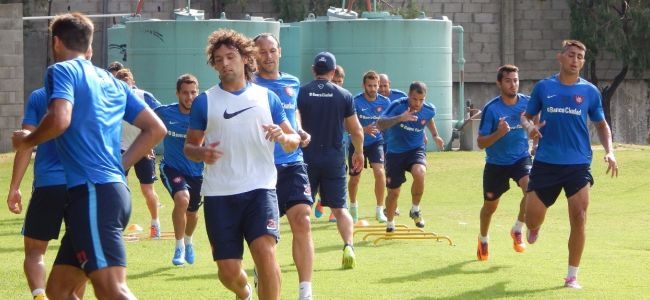 San Lorenzo se entren de cara al partido ante Corinthians en Brasil