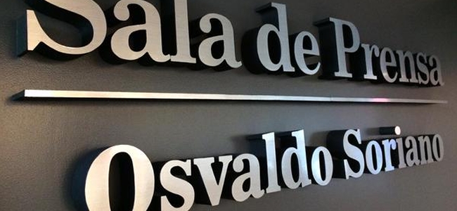 La nueva sala de prensa Osvaldo Soriano del estadio Pedro Bidegain.