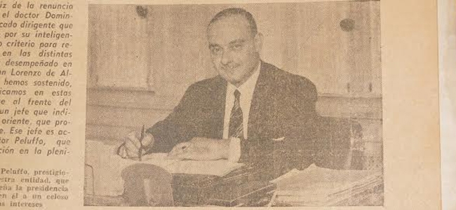 Domingo Peluffo fue el nico antecedente de presidente sanlorencista de AFA.