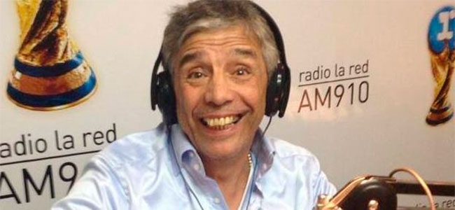 Gatti, en uno de sus programas en radio La Red.