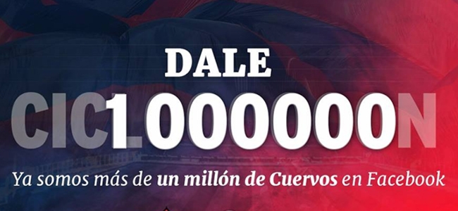 San Lorenzo ya tiene un millón de fans en Facebook.