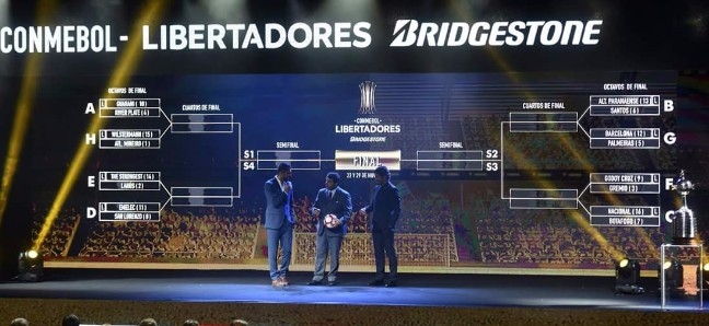 La fase final de la Copa Libertadores 2017 tiene forma (@CONMEBOL).