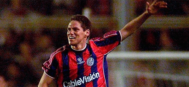Franco en 2001, cuando tuvo un gran momento con San Lorenzo.