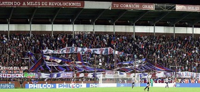 Imagen de la hinchada de San Lorenzo en el partido ante Cipolletti (San Lorenzo)
