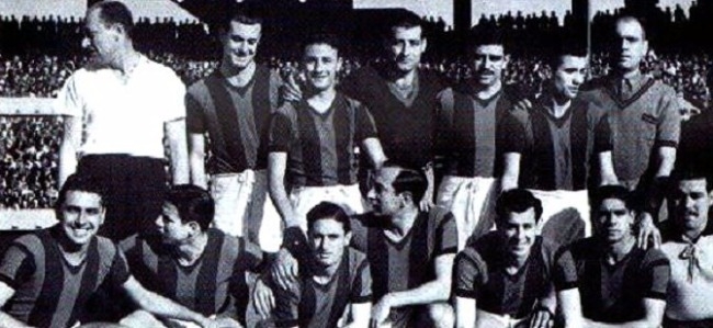San Lorenzo en 1941 viaj a Chile para disputar un amistoso.