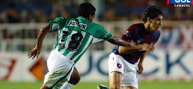San Lorenzo gole en Colombia y se trajo la primera final de la Copa Sudamericana 2002