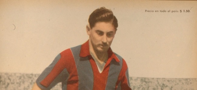 ngel Berni, puntero derecho y goleador de San Lorenzo de Almagro. (El Grfico)