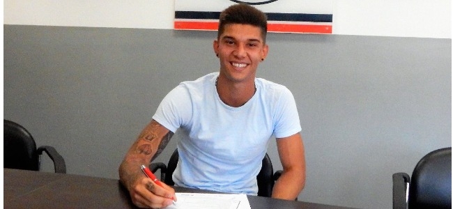Cabral es del Cicln hasta junio de 2021. El goleador firm su primer contrato profesional.
