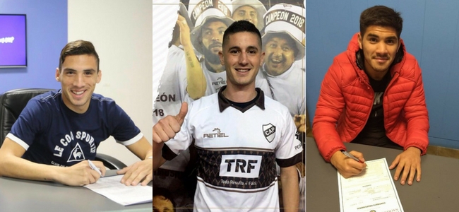 Melo, De Cianco y Zalazar ya firmaron con sus nuevos equipos.
