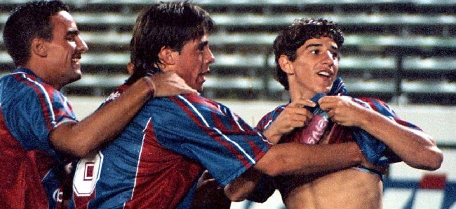 Lucas Pusineri y Pipi Romagnoli, ao 1998