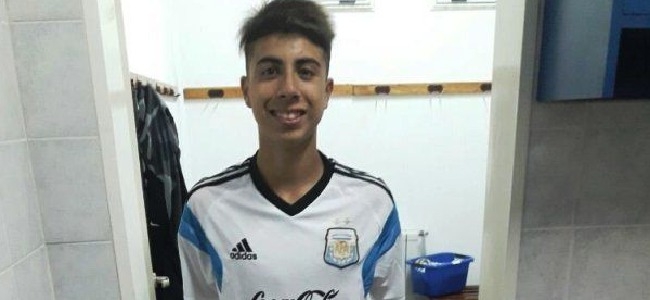 Rufino Lucero, Lateral volante de la reserva de San Lorenzo integrando la lista de la seleccin Argentina Sub 17