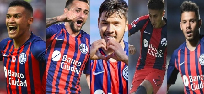 Herrera, Elías, Oscar, Rojas y Ángel, jugadores que pueden atraer ofertas desde el exterior. 