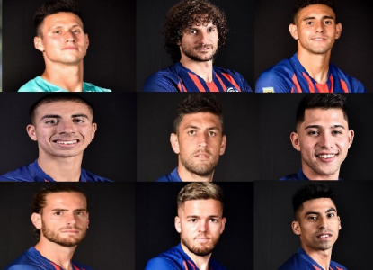Los nueve jugadores de San Lorenzo que no estn en el club. 