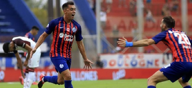 El Torito Rodrguez marc un gol en el ltimo enfrentamiento entre San Lorenzo y Lans,.