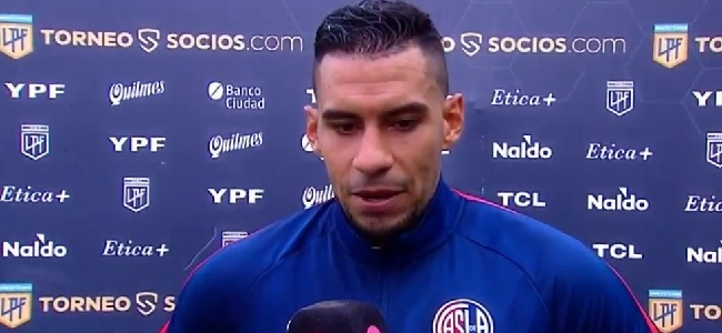 Yeison Gordillo habló tras la derrota ante Vélez