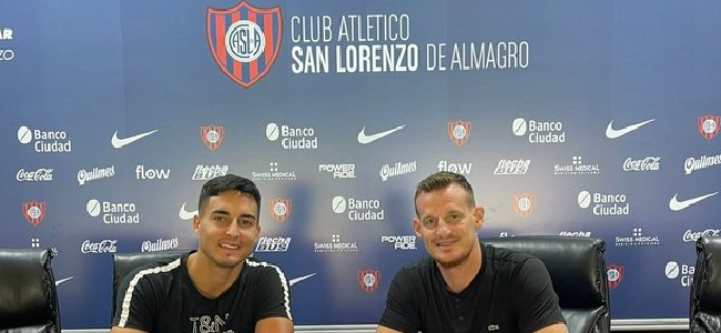  Gonzalo Lujan firmó su primer contrato con San Lorenzo