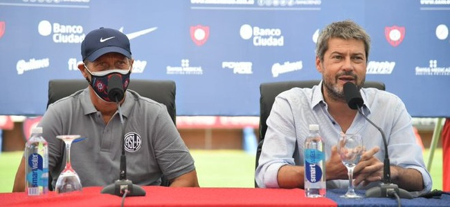 Matías Lammens presentó a Pedro Troglio, Pipi Romangoli y Fernando Berón, nuevos empelados de San Lorenzo  