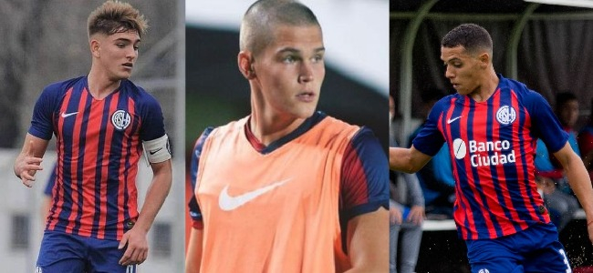 Perruzzi, James y Silva, los tres juveniles que tendrían su debut en San Lorenzo