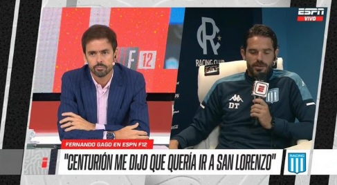 Fernando Gago confes que Centurin eligi ir a San Lorenzo antes que regresar a Racing