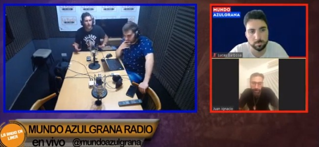 Juan Ignacio Piombo en Mundo Azulgrana radio