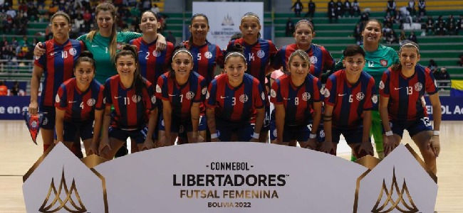 Las Santitas subcampeonas de la Copa Conmebol Libertadores Futsal Femenina. 
