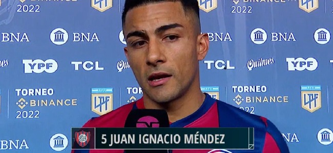 Juan Ignacio Mndez habl tras la victoria ante la Academia.