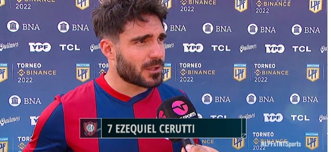 Ezequiel Cerutti habló tras la victoria en el clásico ante Huracán.