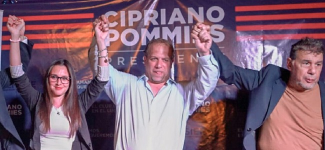 Cipriano Pommies, candidato a presidente por  Siempre San Lorenzo