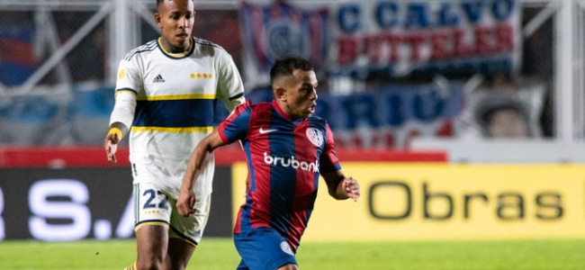 Barrios estuvo imparable ante Boca. Foto: San Lorenzo