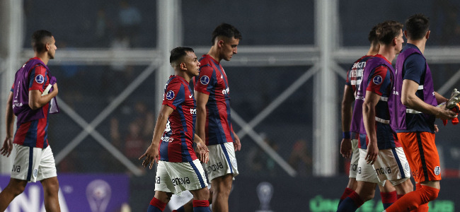 San Lorenzo no pudo contra Palestino y se complic en la Copa. Foto: AFP