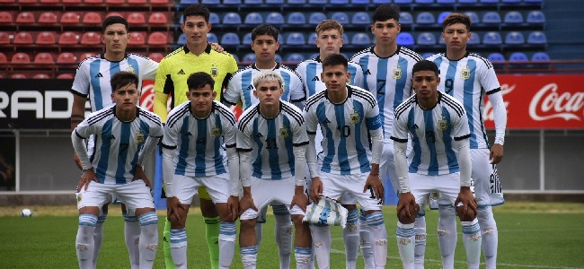 La Seleccin Argentina sub 17 disput un amistoso en el Pedro Bidegain.