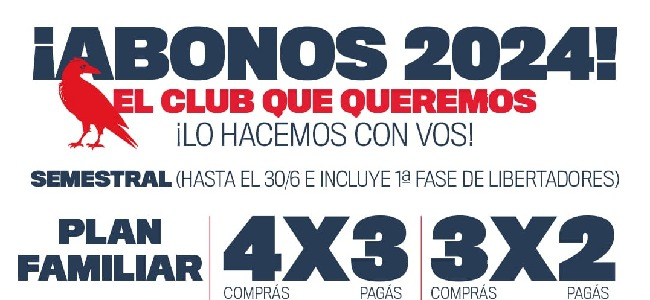 San Lorenzo lanz los abonos para el 2024.